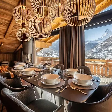 Апартаменты Viscaria Penthouse With Amazing Matterhorn View Церматт